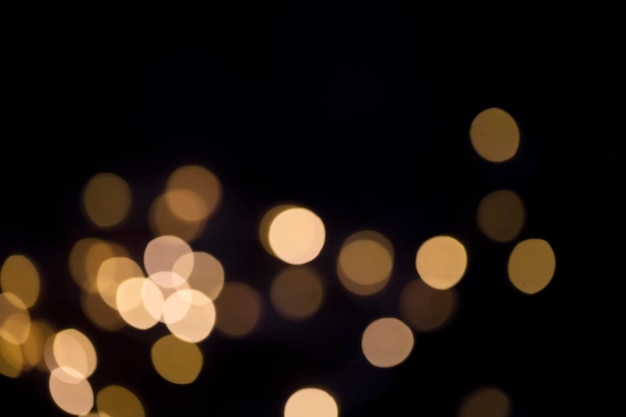 Gold abstract bokeh background Festive and celebration background