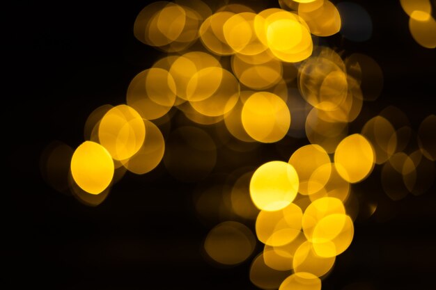 Gold abstract bokeh background