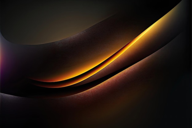 Gold abstract gradient wave wallpaper Made by AIArtificial intelligence