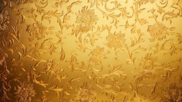 写真 ゴールドの背景の黄金の壁のテクスチャきらめくエレガンス金色の魅力の壁にゴールド