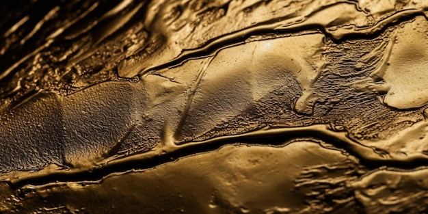 Gold background in macro shot