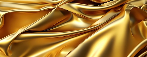 Gold background or texture and gradients shadow ai generative