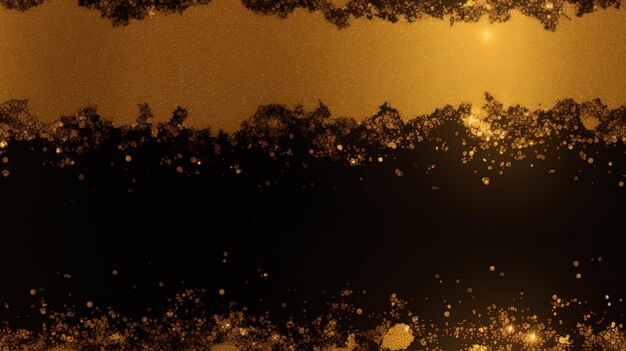 Photo a gold background with a black background and a gold background with a water droplet in the middle