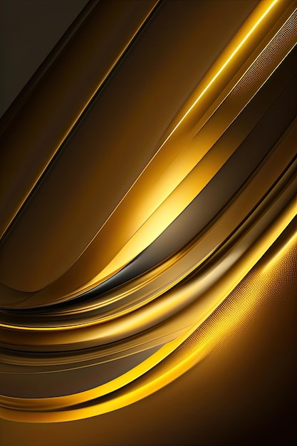 Gold Background with Bokeh Effect