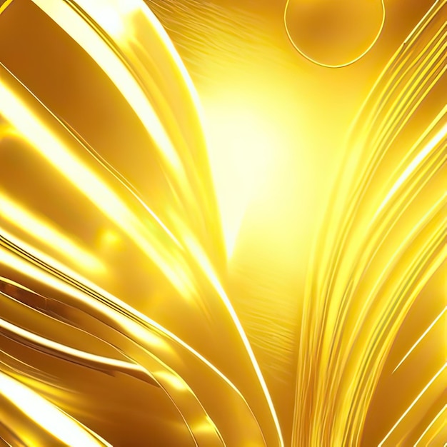 Gold background with a light effect