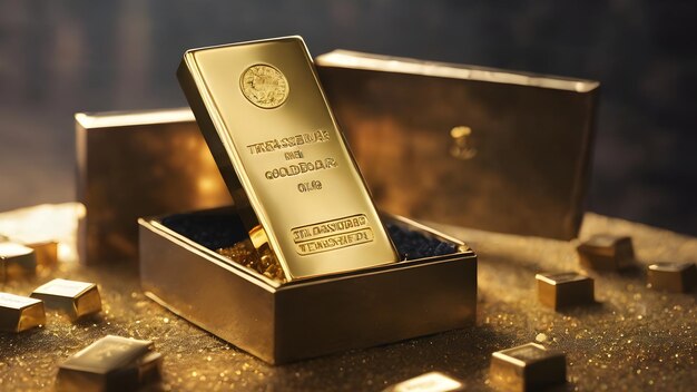 Photo gold bar background very cool