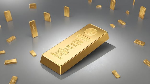 Photo gold bar background very cool