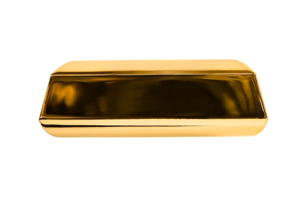 Gold bar isolated