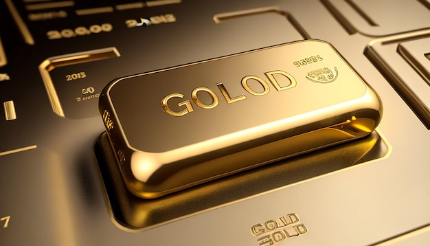 gold bars 3d