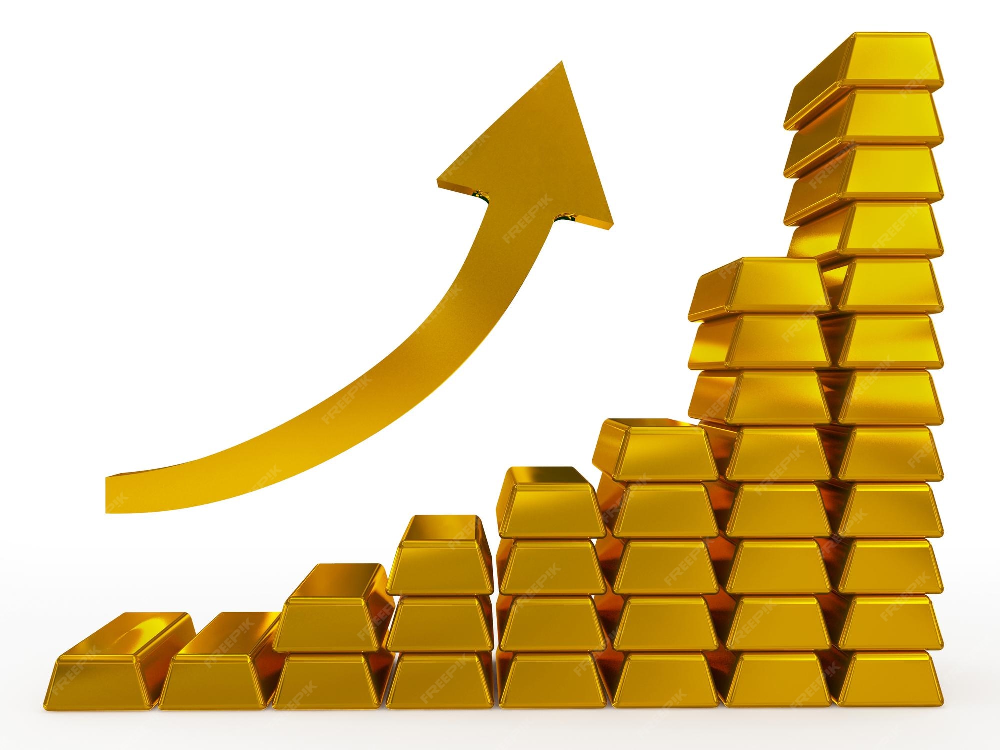 premium-photo-gold-bars-chart