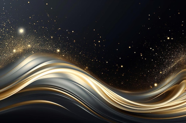 a gold and black abstract background with the words " gold " on it