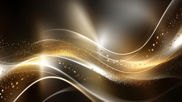 Gold and black background with a gold background