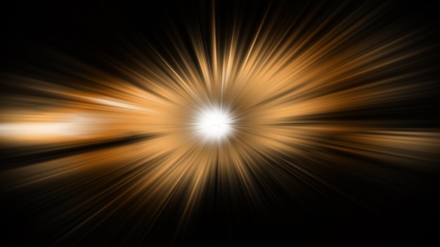 Gold and black background with a light burst