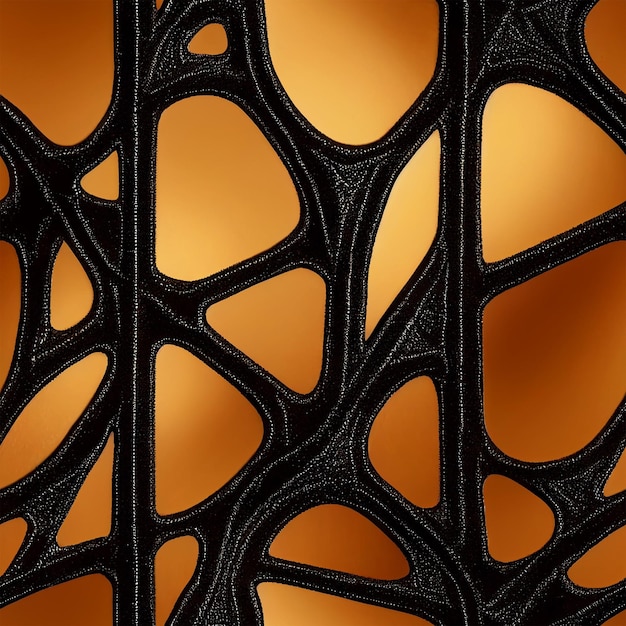 Gold Black Pattern Texture Seamless Tile