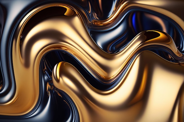 A gold and blue liquid texture that is made by the company of the company.