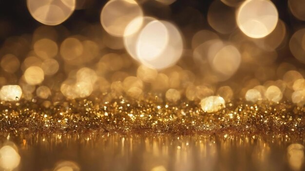 Gold bokeh background the background with boke