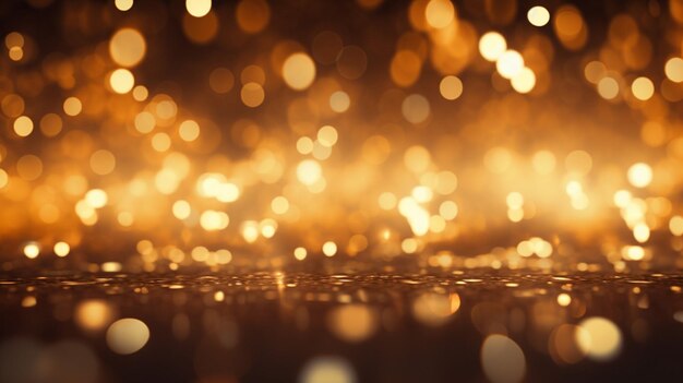 Gold Bokeh Background