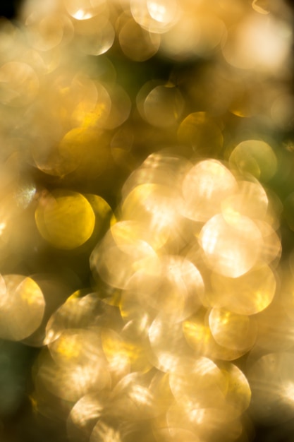 Foto bokeh dell'oro in celebrità di natale