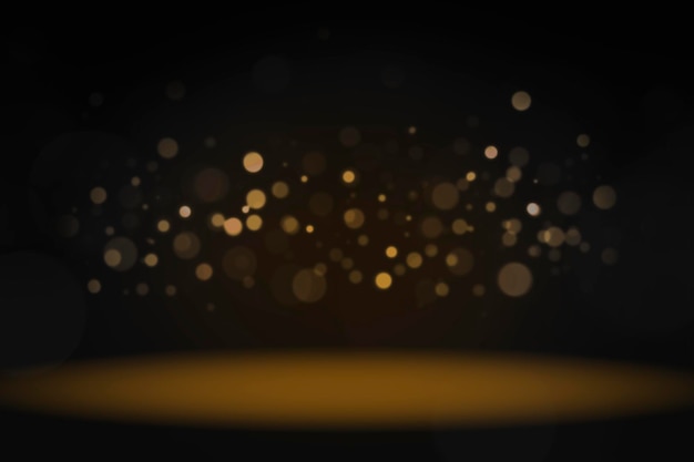 Fondo del prodotto normale strutturato del bokeh dell'oro