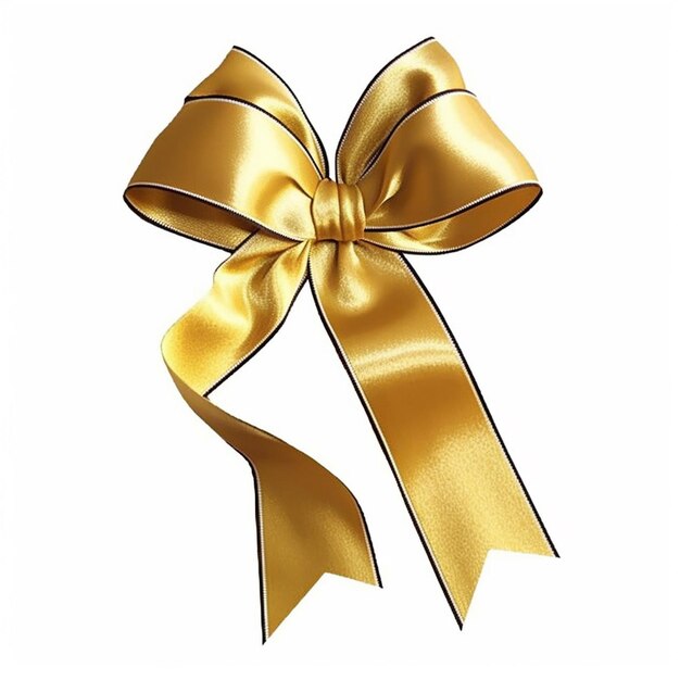 a gold bow with a bow on it that says " bow ".