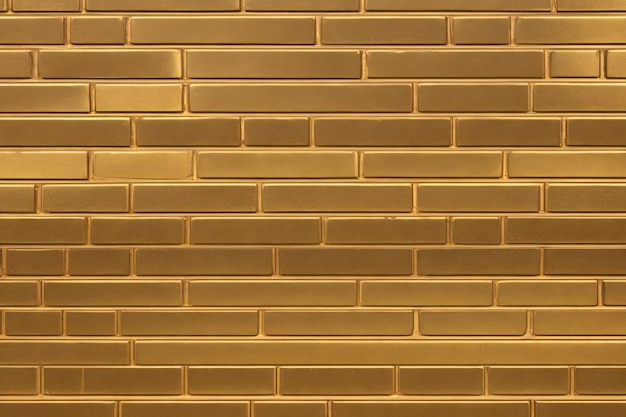 Gold brick wall background gold wall background brick wall background wall background brick background ai generative