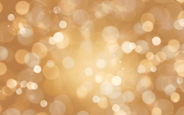 A gold and brown background with a blurry bokeh.