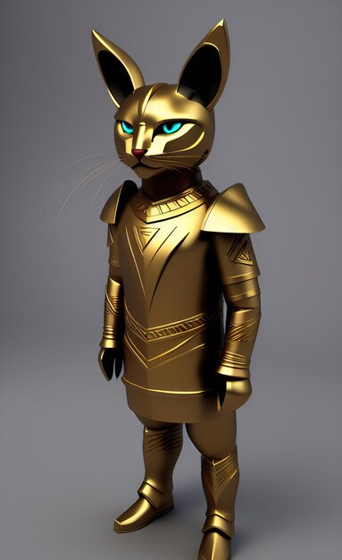A gold cat with a blue eyes and a gold coat.