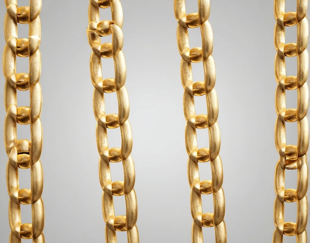 a gold chain necklace
