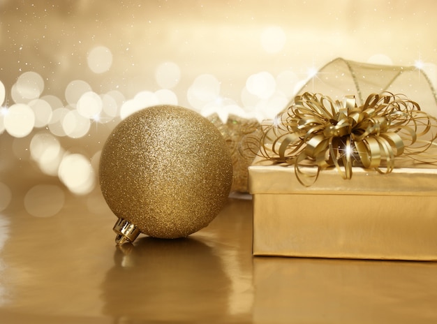 Gold Christmas background