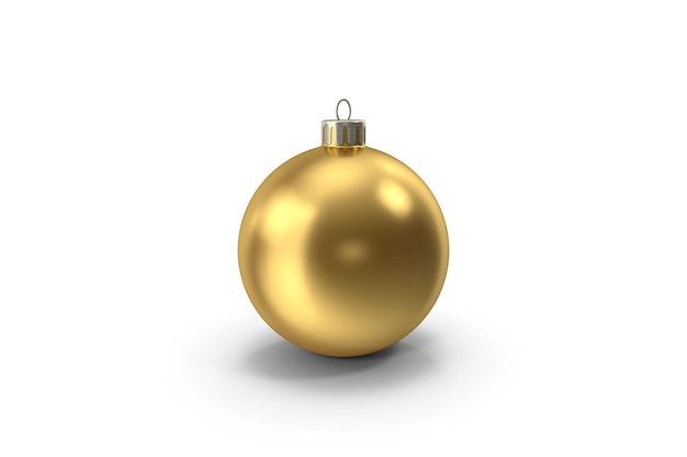 Photo gold christmas ornament