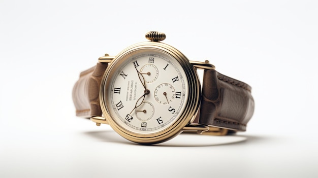 Photo gold chronograph by fred friedrich rothemund reinforced classicism in swiss watch
