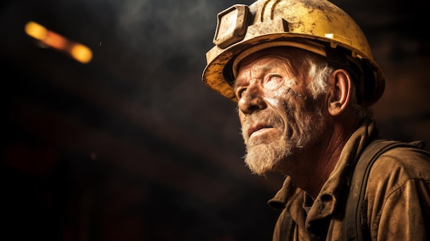 gold or coal mine worker miner