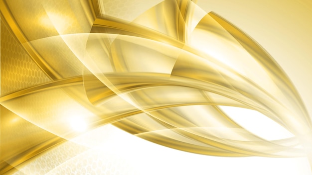 Gold Color Abstract Shiny Background