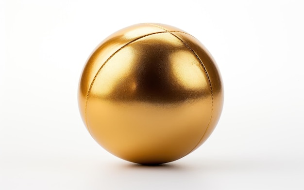 Photo gold color circle ball geometry pendulum