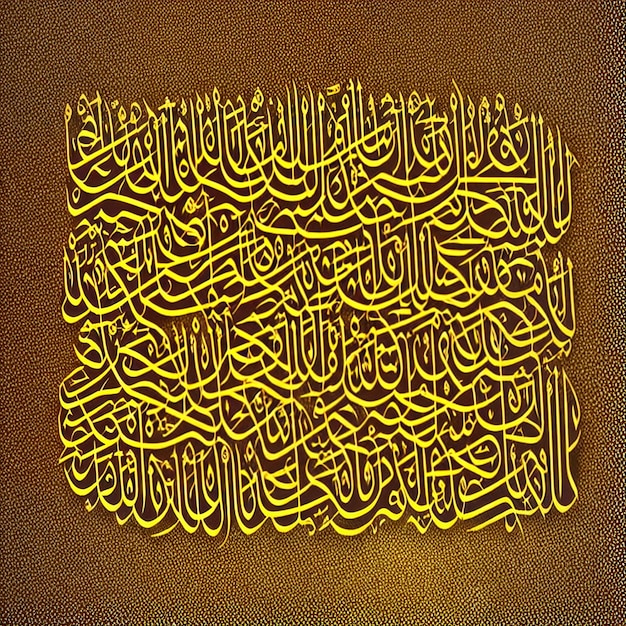 A gold colored background with arabic calligraphy and the words'al - bazar'on it.