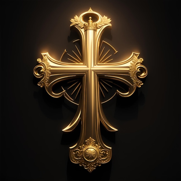 Photo gold cross