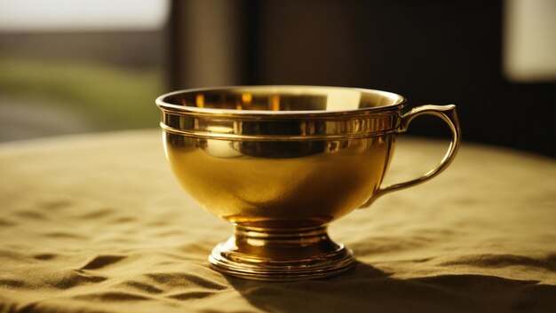 золотая чашка
