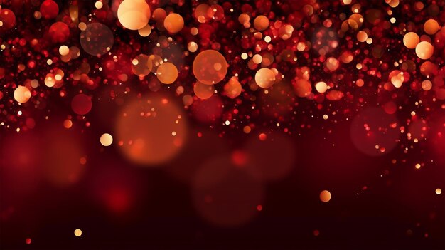 Gold and dark red background with gold sparkling