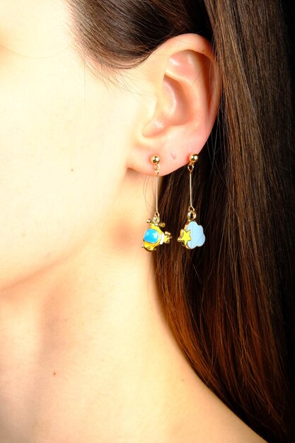 Photo gold and diamond jewelry