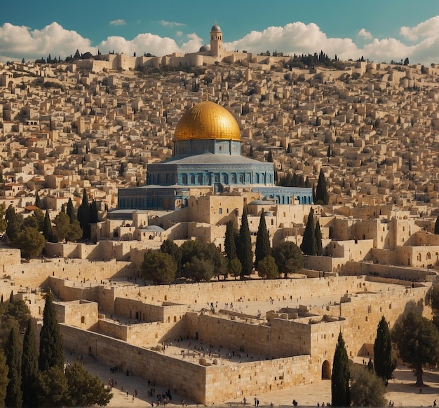 a gold dome is above a blue and gold dome