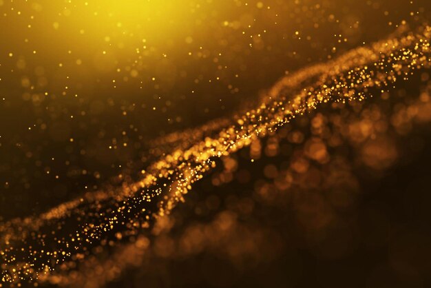 Photo gold dust on a black background