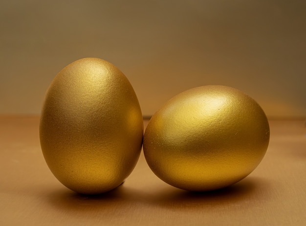 Gold egg at the golden