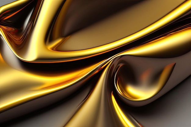 Gold fabric texture or background and wallpaper concept ai generated