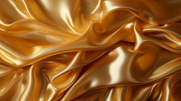 Gold fabric with a gold background wall paper