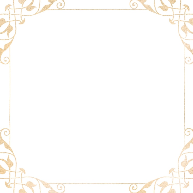 Photo 金色のフィリグレーのフレームの境界 png