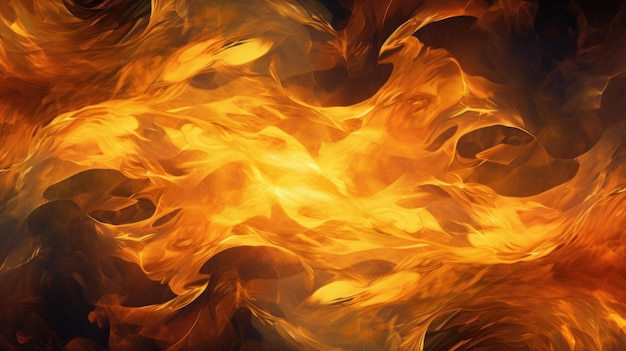 Gold fire background