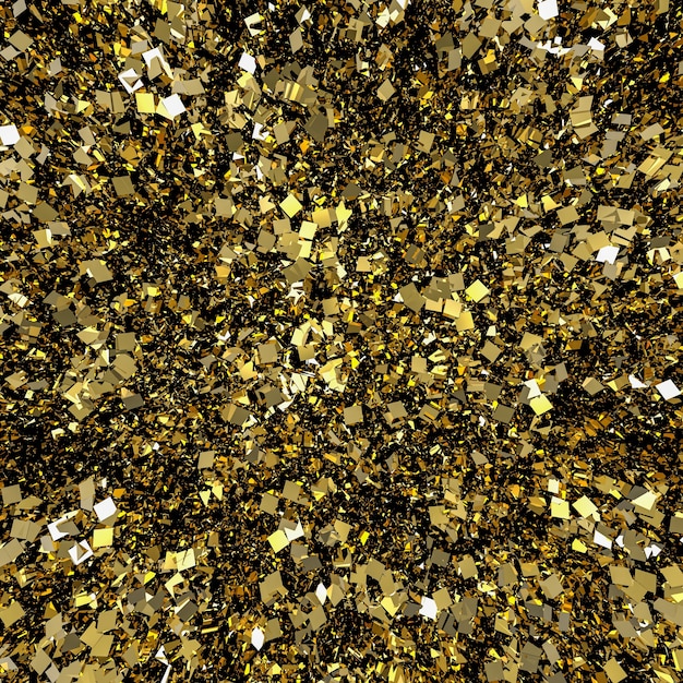 Gold flake glitter background