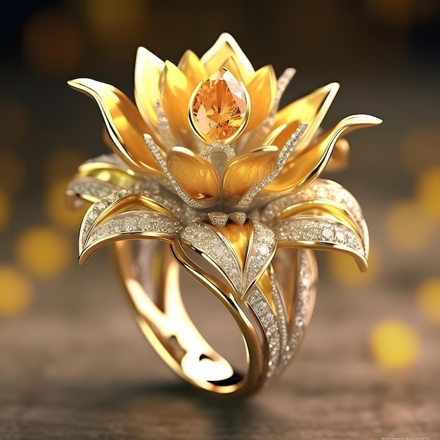 Buy quality 18kt / 750 Rose gold flower diamond ladies ring 9LR179 in Pune