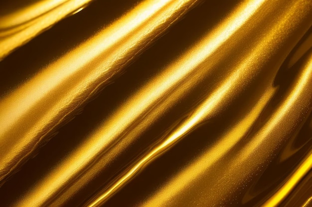 Gold fluid art textured background