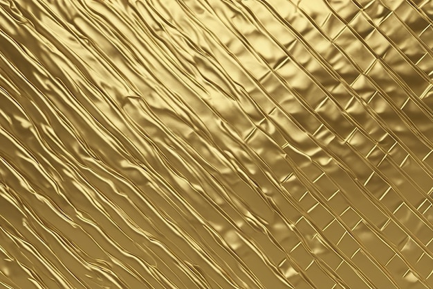 ゴールドフォイルの金属質感の背景